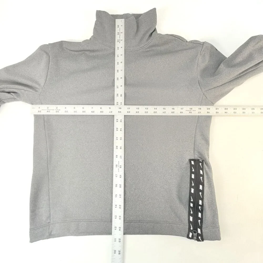 Nike Therma Funnel Neck Sweater Pullover Gray Women's Size XS BV5206-011